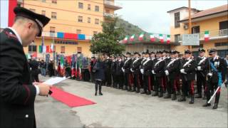 Intitolazione caserma Compagnia Carabinieri Cassino al carabiniere Marino Fardelli MOMC [upl. by Sidoon]