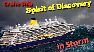 Stormy Sea  Cruise ship Spirit of Discovery in the Bay of Biscay [upl. by Aimet]