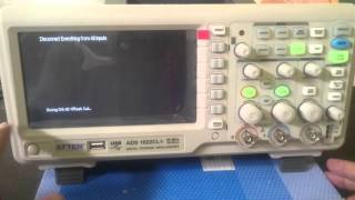 معايرة راسم التذبذبات الرقمي ettalonage Loscilloscope numérique ATTEN ADS [upl. by Icyak492]