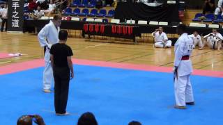 6th World Cup KWF Kumite Moses Sebopa South Africa vs Russia 12 final [upl. by Dekow540]