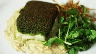 How To Make Herb Encrusted Cod With Creamed Fennel And Crispy Leeks Simply Gourmet [upl. by Aryamoy]