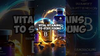 3 Vital Vitamin Supplements to Stay Young amp Live Longer 🌟 antiaging healthtips supplements [upl. by Abelard]