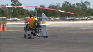 Valkaria Airfest 2012 Gyroplane Demonstrationwmv [upl. by Ainoek]