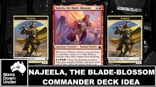 MTG Commander Deck Idea  Najeela the BladeBlossom Warrior Tribal [upl. by Vary625]