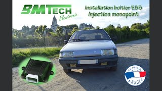 Citroën BX 16i monopoint convertie E85 avec boîtier BMTechE85 Classic [upl. by Ydniw]