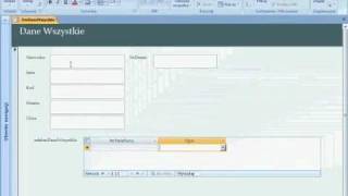 MS Access 2007  formularz z podformularzem [upl. by Tatum308]