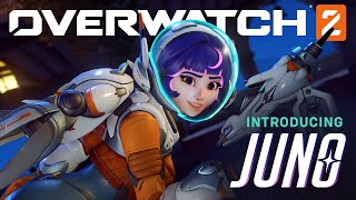 Juno  New Hero Gameplay Trailer  Overwatch 2 [upl. by Ahsael]