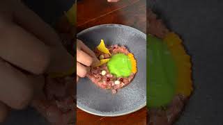 Tuna Nikkei Tartare by Chefs from Lima London Restaurantchef finedining kitchen [upl. by Janka799]