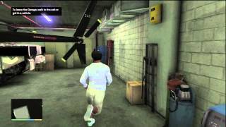 GTA V  Buzzard Attack Chopper Storage Grove Street Garage [upl. by Cecile672]