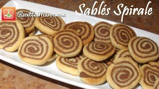 Recette Sablés Spirales Très Délicieux [upl. by Clein556]