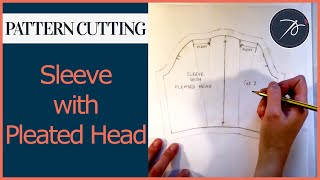 How to Create a Pattern for a Sleeve with Pleated Head [upl. by Halas182]