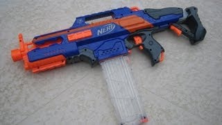 REVIEW Nerf Elite Rapidstrike CS18 InDepth Review amp Firing Test [upl. by Ernesta]