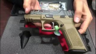 Agaoglu AHSS KOR FX 9 RS 9 mm Pistol Turkey Made Review and Unboxing [upl. by Nosredna]