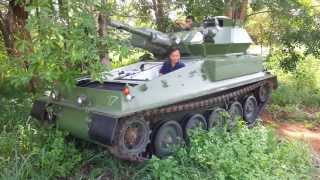 Scorpion Tank Repowered by Cummins EngineRoad Testing [upl. by Arytal]