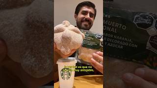 Pan de MUERTO del STARBUCKS “delicioso” 😂 shorts short food foodie pan starbucks cdmx cafe [upl. by Diella]