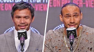 Manny Pacquiao vs Keith Thurman FULL FINAL PRESS CONFERENCE  Fox PBC Boxing [upl. by Hatokad]