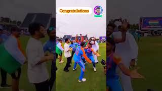 Congratulations Team India ❤️❤️❤️👍😘  shorts [upl. by Enoval486]