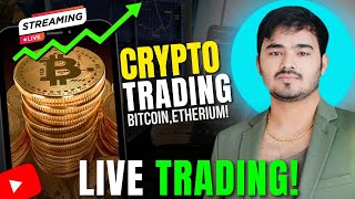 Crypto Live Trading  5 AUGUST  thetraderoomsss bitcoin ethereum cryptotrading [upl. by Hnahk990]