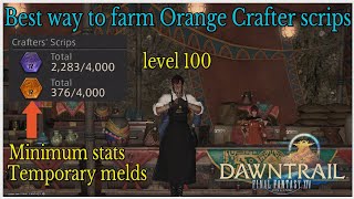 Best way to farm Orange Crafters scrips [upl. by Amikehs]