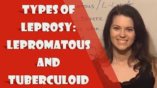 Types of Leprosy Lepromatous and Tuberculoid [upl. by Ocimad701]