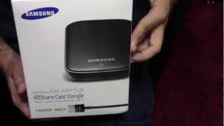 AllShare Cast Dongle Unboxing [upl. by Ramedlav]