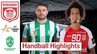 Dinamo Bucuresti 🆚 Hc Eurofarm Pelister Handball Highlights EHF Champions League 2024 [upl. by Rondon]