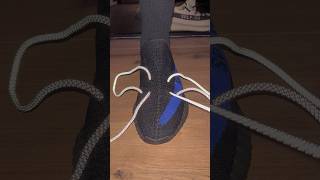 Sneaker lace for yeezy 350  how to loose lace yeezy sneaker  for real sneakerheads shortsfeed [upl. by Bromleigh254]