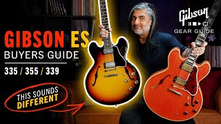 Is The Gibson ES335 The MOST Versatile Guitar EVER Gibson ES335 vs ES355 vs ES339 Comparison [upl. by Eimaj]