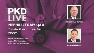 PKD and Nephrectomy  Presentation and Live QampA  30 March 2023 [upl. by Arada]