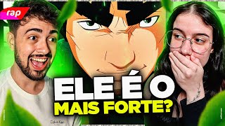 💪 Rap do Maito Gai Naruto  O NINJA MAIS FORTE  NERD HITS  7 Minutoz React [upl. by Larimor657]