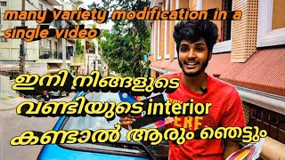 full interior modification malayalam antislip pad  seatbelt hook ttalks [upl. by Ambrosane]