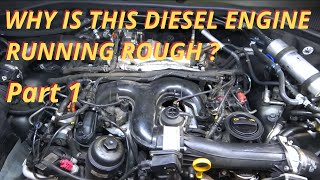 Rough Running Diesel Engine on Audi Q7  Diag  P0087 amp P0272 Cylinder ContributionBalance Part 1 [upl. by Nidla834]