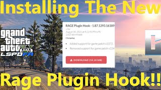 Installing The New Rage Plugin Hook  Tutorial  LSPDFR  Update  criminaljusticeyoutube [upl. by Sirahc]