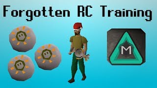 OSRS Forgotten Runecrafting Method 24k xphr  Profit [upl. by Sairtemed]