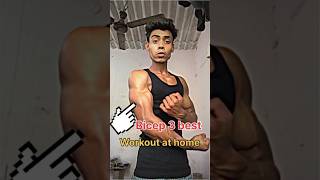 Bicep 3 Best exercise 💪 shorts biceps gymworkout [upl. by Nyrehtac]