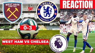 West Ham vs Chelsea 03 Live Premier League EPL Football Match Score Commentary Highlights Vivo [upl. by Akiemaj772]