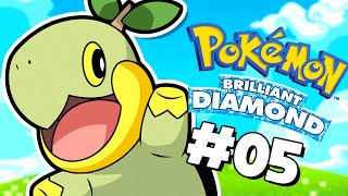 Pokemon BRILLIANT DIAMOND  O 2 Ginásio e Bicicleta Ep5 Gameplay PTBR Português [upl. by Adan382]