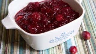 Homemade Cranberry Sauce Recipe  Quick amp Easy [upl. by Benton963]