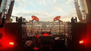 Sven Dirkschneider Drum Cam  Metal Heart Bang Your Head  Balingen Germany [upl. by Azile]