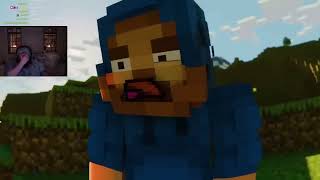 CaseOh Reacts to  CaseOh plays Minecraft Animation [upl. by Nonregla250]