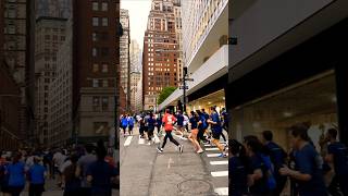 Marathon in New York City newyorkcity manhattan usa [upl. by Flessel]