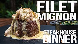 Perfect Filet Mignon Steakhouse Dinner  SAM THE COOKING GUY 4K [upl. by Eendyc466]