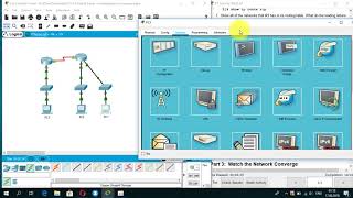 5216 Packet Tracer  Investigating Convergence [upl. by Laspisa]