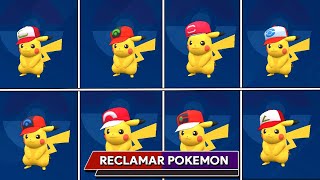 🎁RECLAMA AHORA TODOS los PIKACHUS CON GORRA para POKEMON ESCARLATA y PURPURA RAPIDO [upl. by Demeter554]