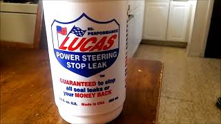 Lucas Power Steering Stop Leak  Product Review [upl. by Hceicjow]