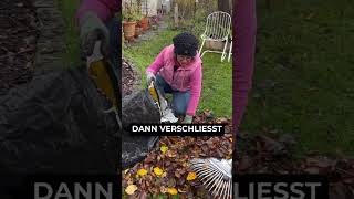 Anzuchterde selbst machen garten anzuchterde laub gardeningtips gardenhacks gartentipps [upl. by Adala]