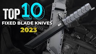 Top 10 Fixed Blade Knives of 2023  Atlantic Knife [upl. by Amhsirak880]