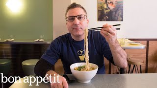 How to Eat Ramen  Lessons from Ivan Ramen  Bon Appétit [upl. by Anoif]