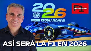 ASÍ SERÁ LA F1 EN 2026 telemetricof1 [upl. by Gwenore]