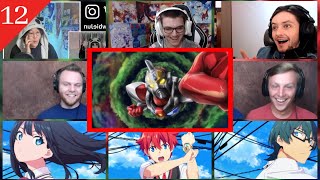 SSSS Gridman Episode 12 END Reaction Mashup [upl. by Tiertza]